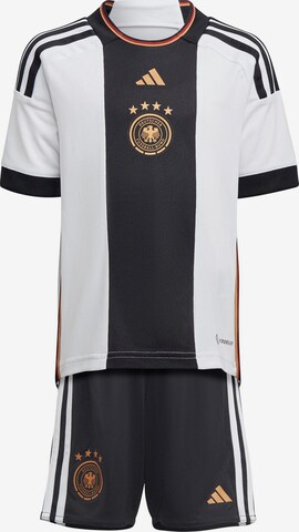 ADIDAS PERFORMANCE Trainingspak 'Germany 22 Home Mini Kit' in Zwart