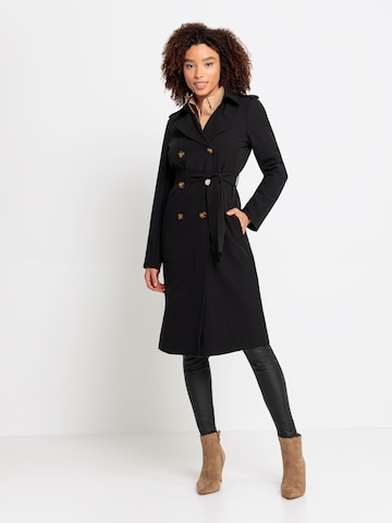 LASCANA Between-Seasons Coat in Black