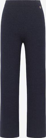 DreiMaster Maritim Wide leg Broek in Blauw: voorkant