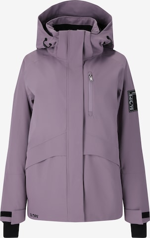 SLOPE Athletic Jacket 'Kenai' in Purple: front