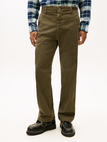 Tommy Jeans Regular Hose in Grün: Vorderseite