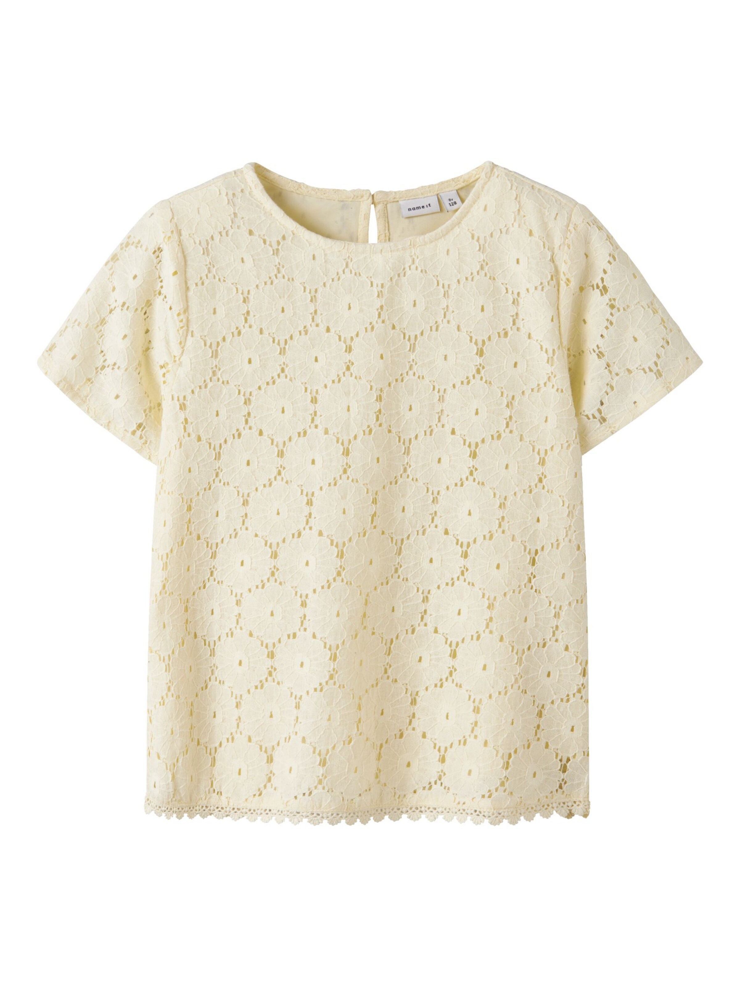 T-Shirt NAME IT en jaune : devant