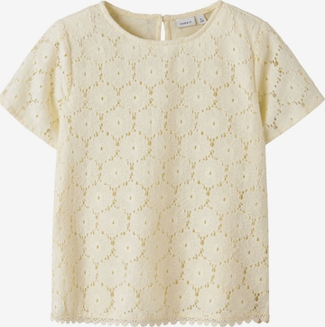 T-Shirt NAME IT en jaune : devant