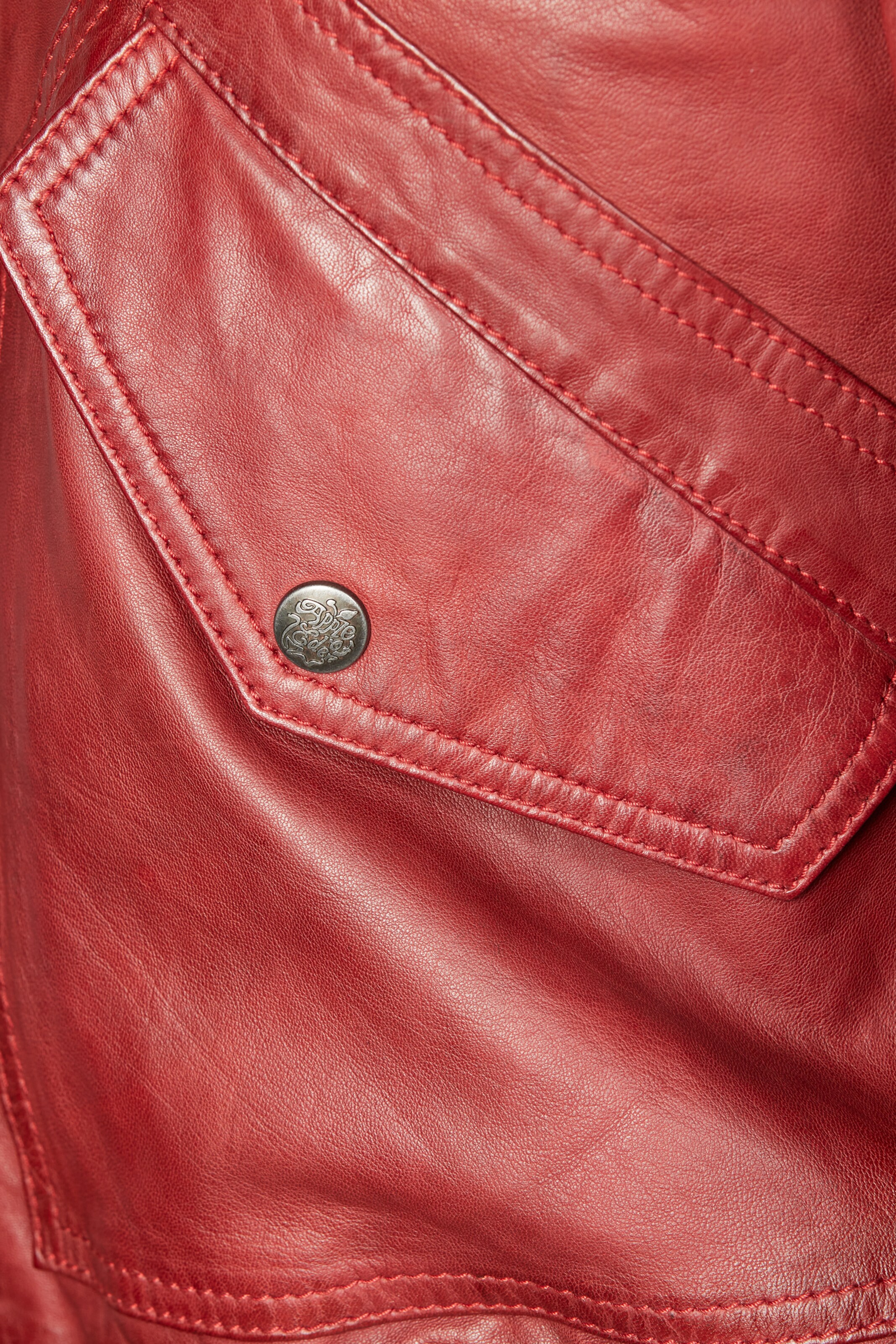 Apple of Eden Lederjacke AOE-143 in Rot