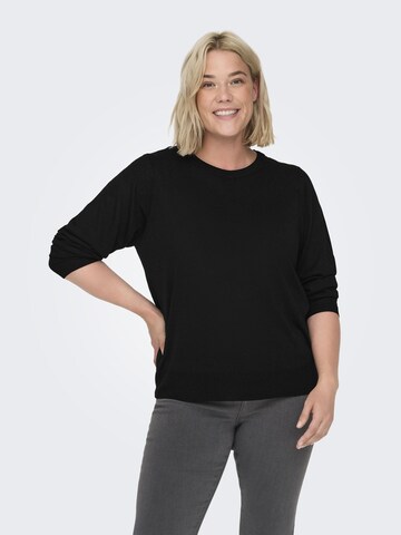 ONLY Carmakoma Sweater in Black: front
