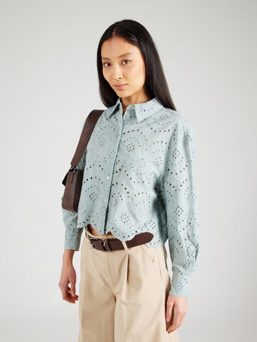 Camicia da donna 'ONLValais' di ONLY in blu: frontale