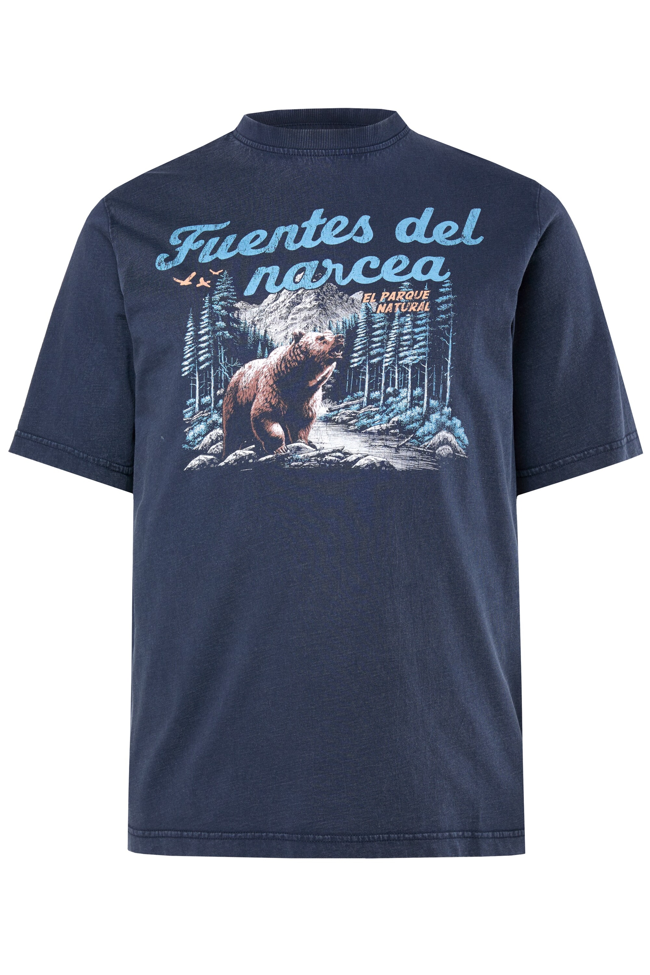 JP1880 T-Shirt in Blau: Vorderseite