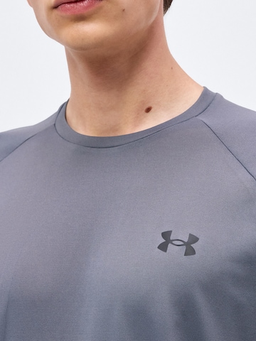 UNDER ARMOUR - Regular Fit Camisa funcionais 'Tech 2.0' em cinzento