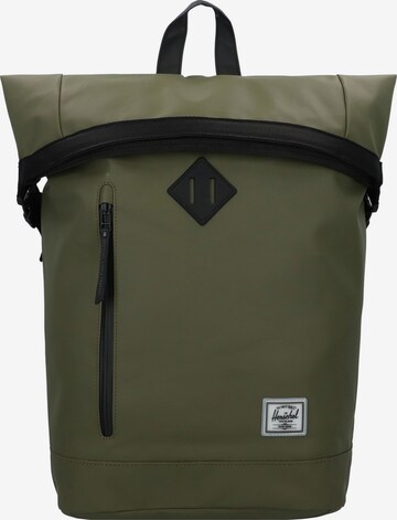 Herschel Backpack 'Roll Top' in Green: front