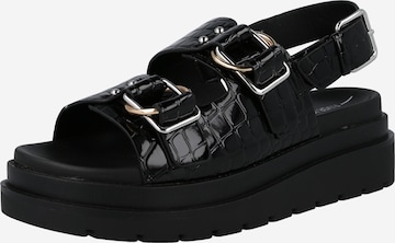 River Island Sandals in Black: front