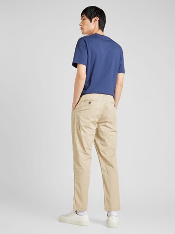 Springfield - Slimfit Calças chino 'RECONSIDER' em bege