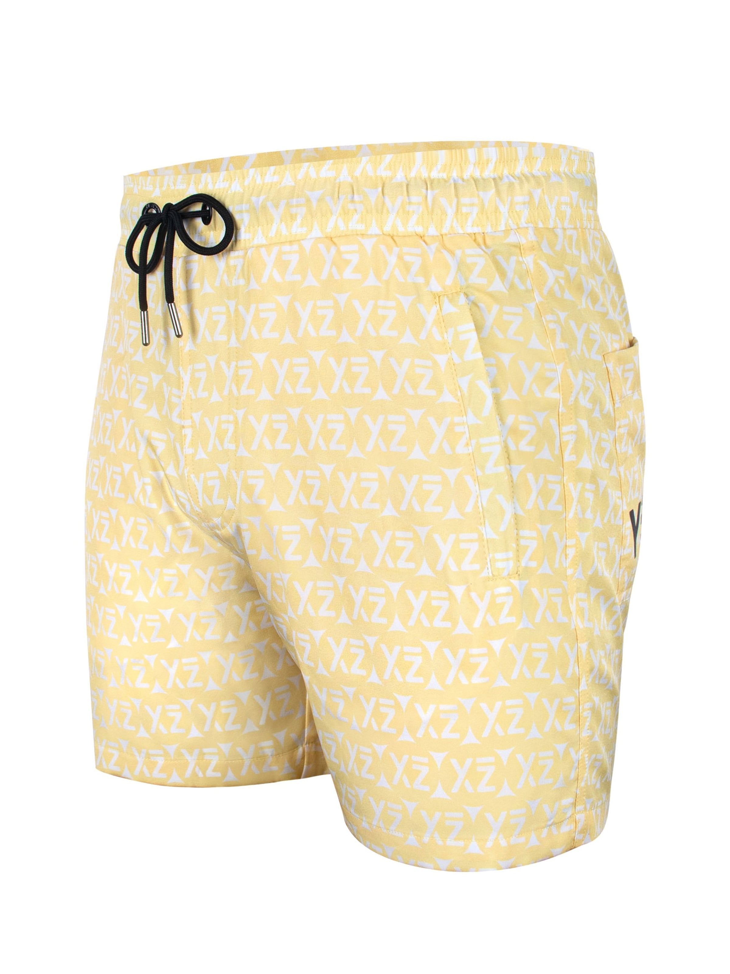 YEAZ Badeshorts 'Seashey' in Gelb