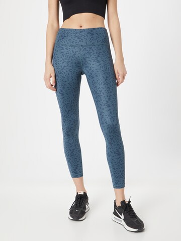 DARE2B Skinny Workout Pants 'Influential' in Blue: front