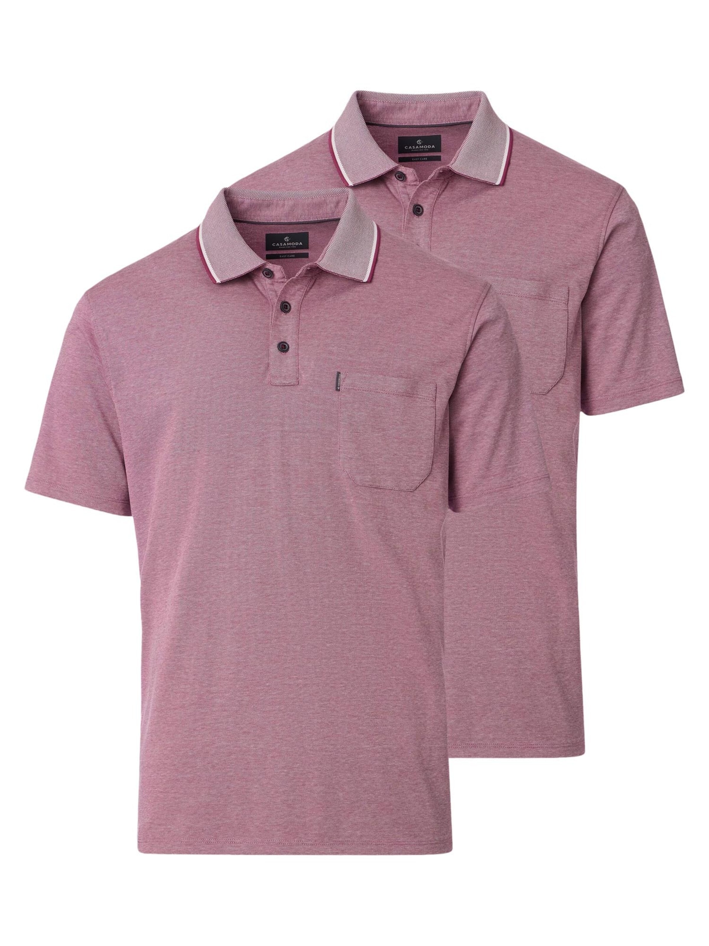 CASAMODA Shirt 'Basic' in Red: front