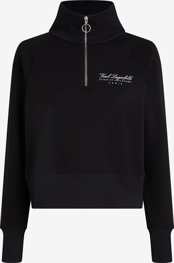 Karl Lagerfeld Sweatshirt i sort / hvid, Produktvisning