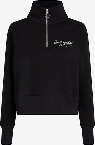 Karl Lagerfeld Sweatshirt in Zwart: voorkant