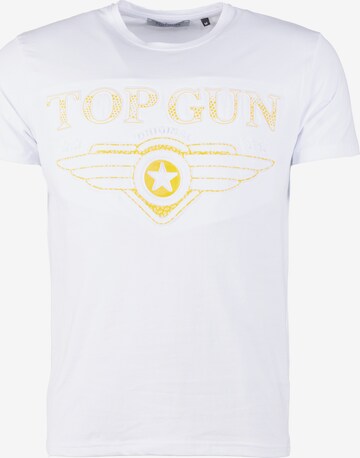 TOP GUN Shirt in White: front