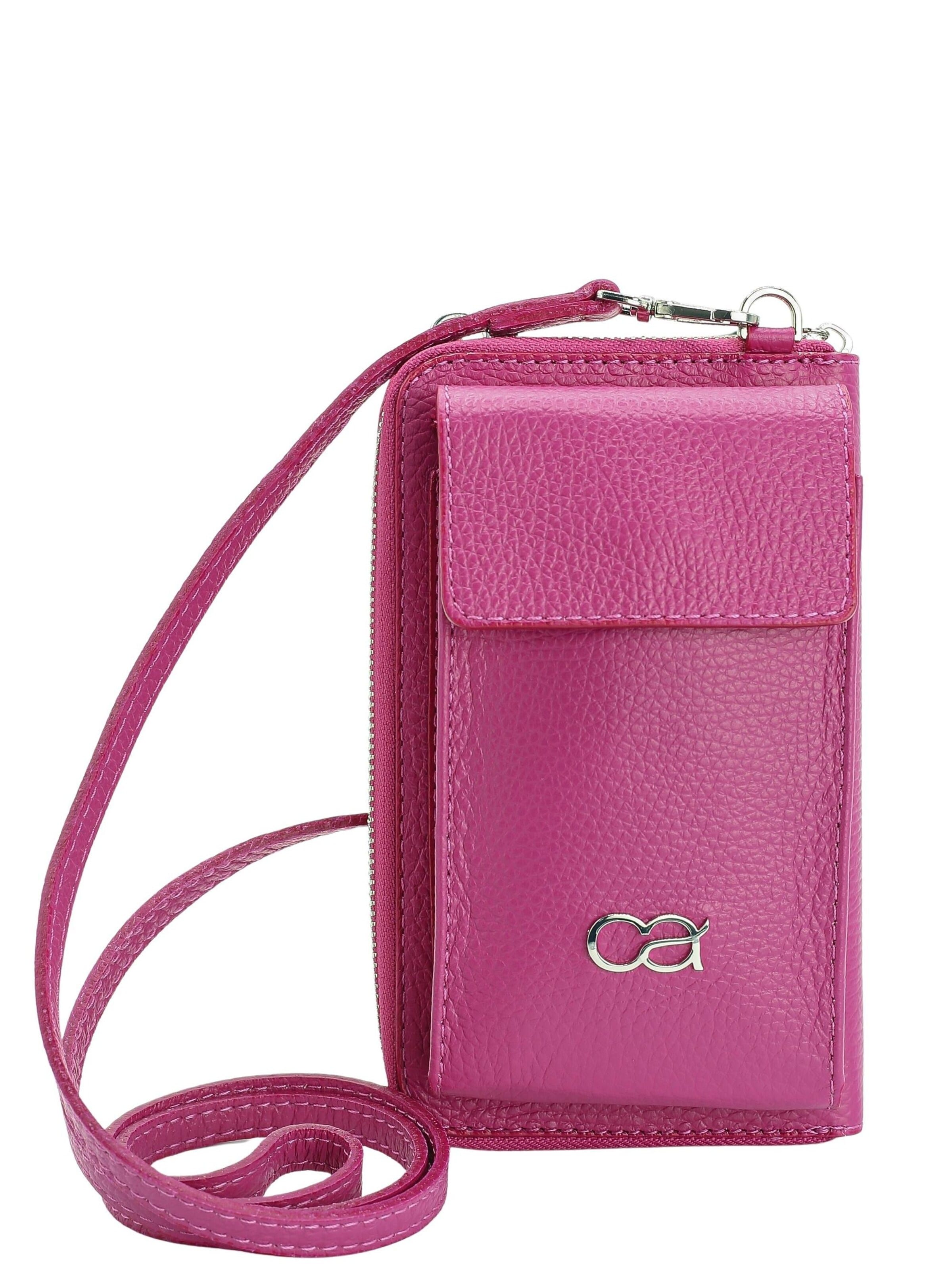 COLLEZIONE ALESSANDRO Crossbody Bag 'Event' in Pink: front