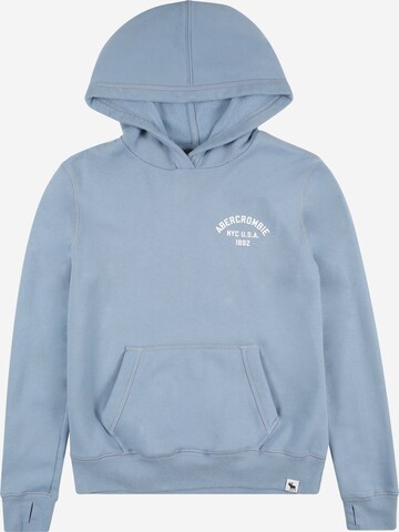 Abercrombie & Fitch Sweatshirt in Blauw: voorkant