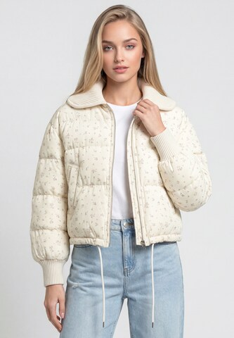 MYMO Winterjacke in Beige: Vorderseite