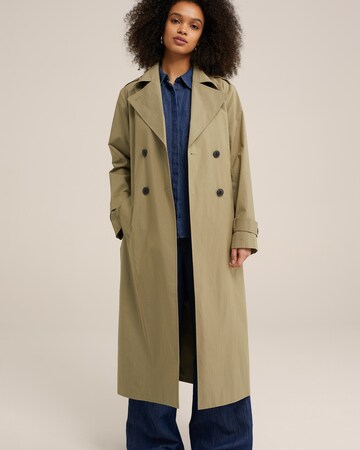 WE Fashion Between-Seasons Coat in Beige