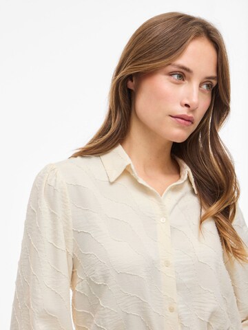 VILA Blouse 'VIJAZZI' in Beige