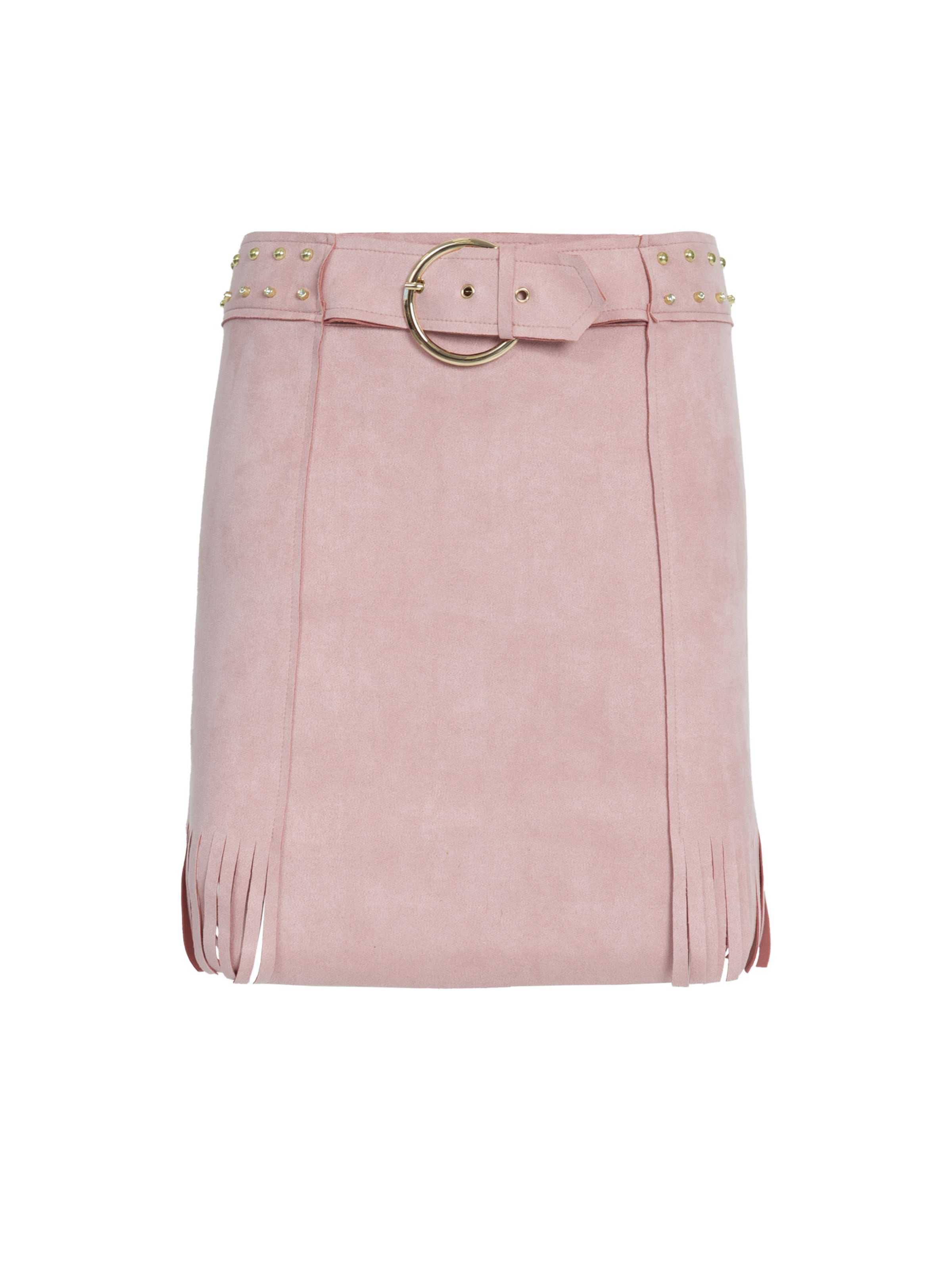 Roze leren rok sale