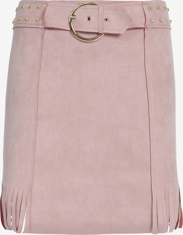 Influencer Skirt in Pink: front
