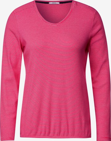 CECIL Shirt in Roze: voorkant