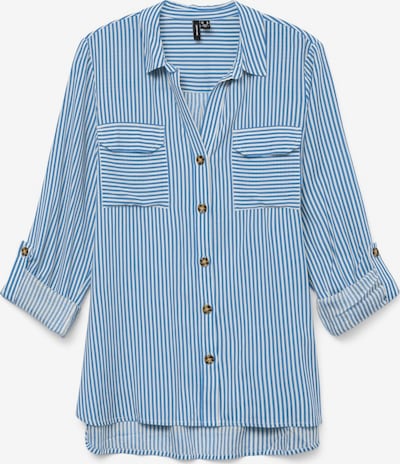 VERO MODA Blūze 'VMBumpy', krāsa - debeszils / balts, Preces skats