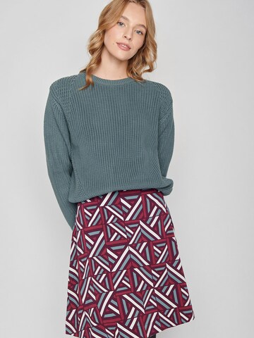 Pull-over GREENBOMB en bleu : devant