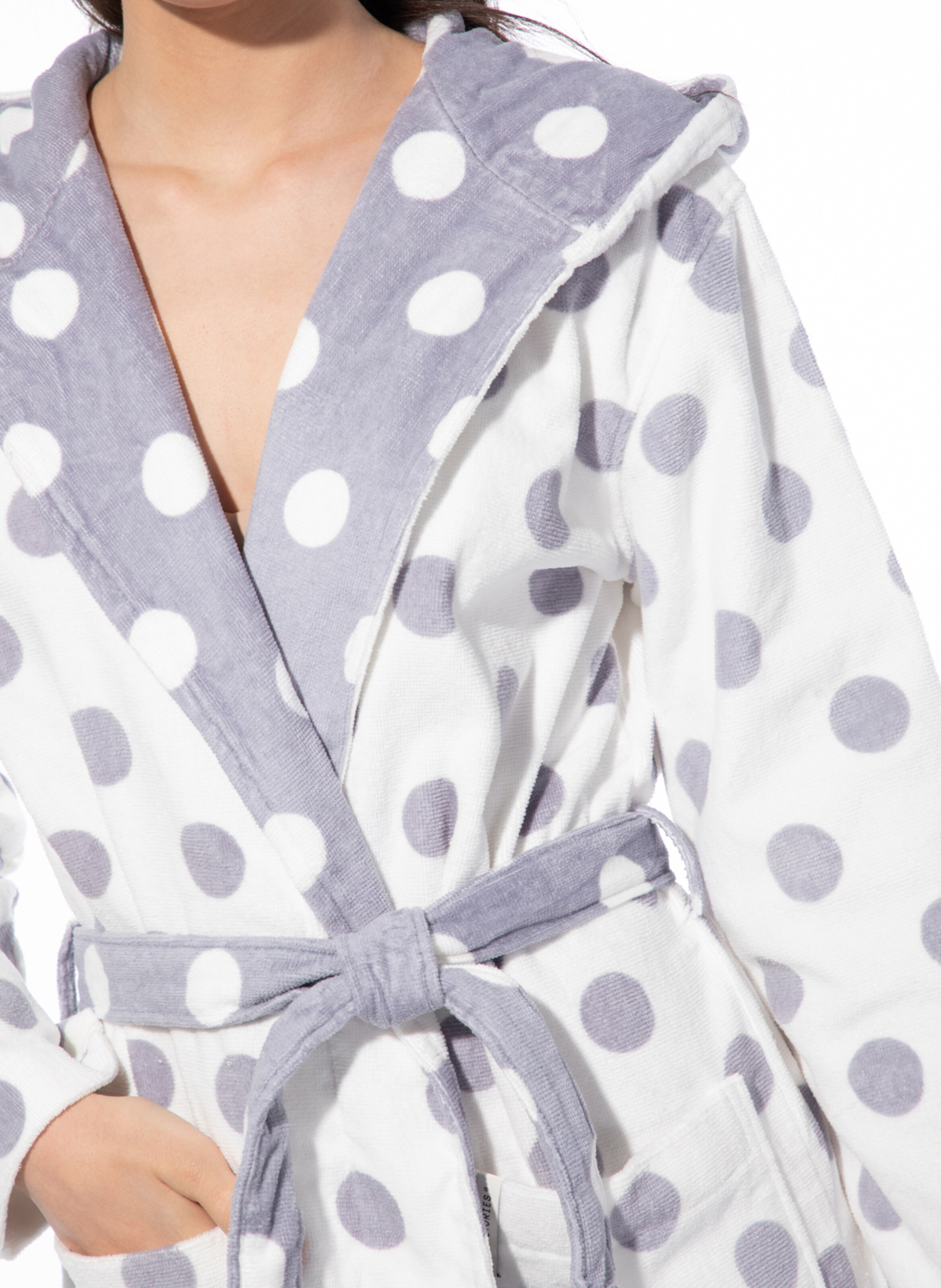 Sanetta Badjas kort in Wit