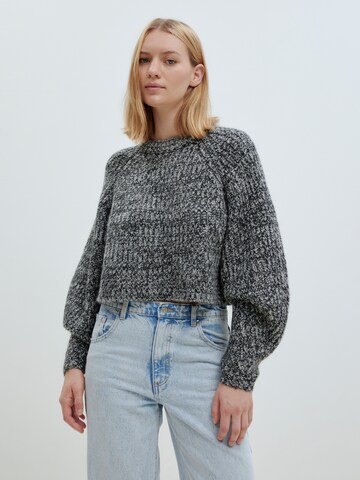 EDITED Pullover 'Martje' in Schwarz: Vorderseite