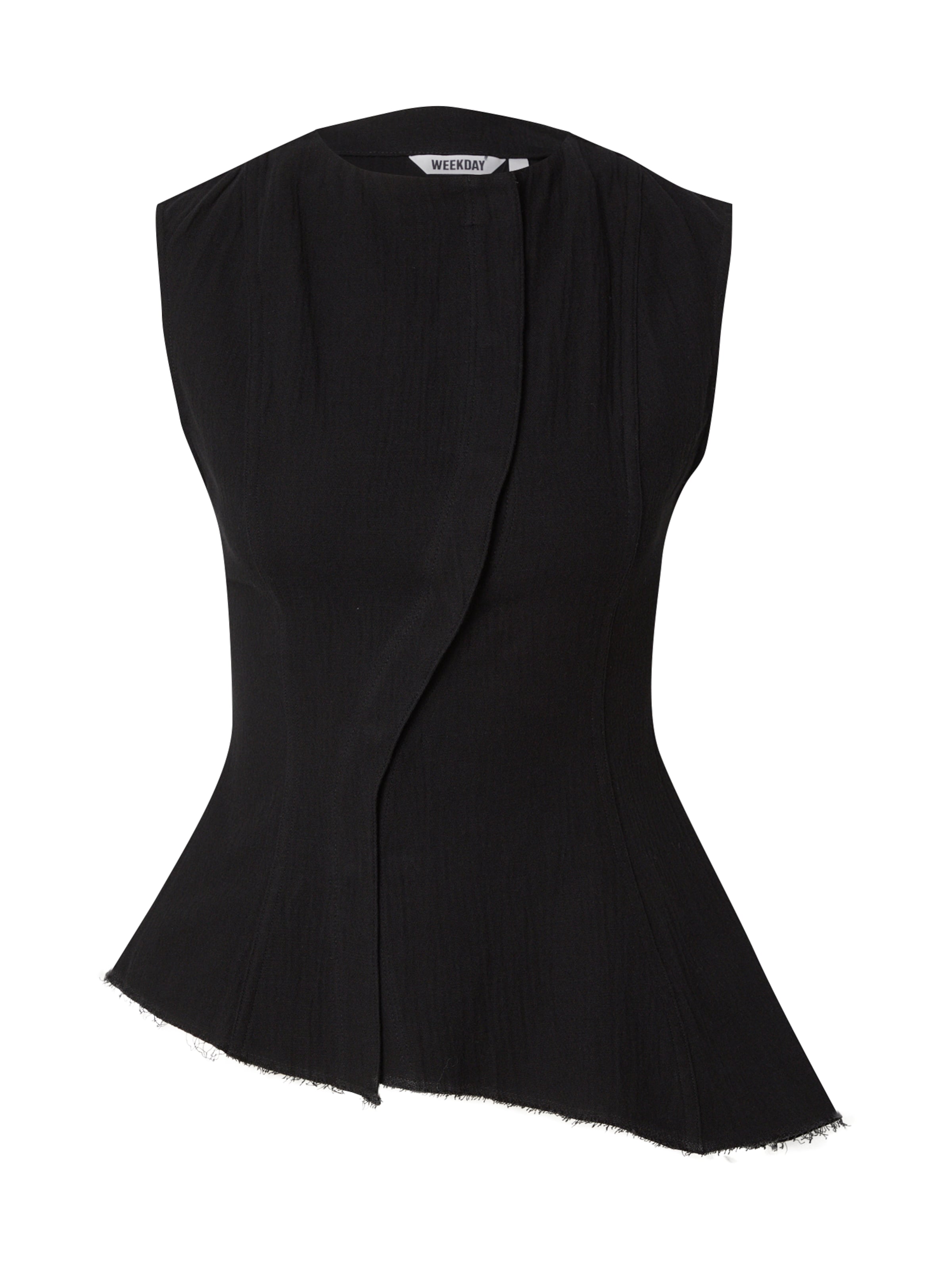 WEEKDAY Blouse 'Ibis' in Black: front