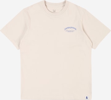 T-Shirt Jack & Jones Junior en beige : devant