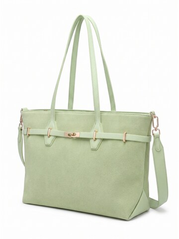 Borsa a mano 'Borsa a Mano Donna Ecopelle - Modello KSD52134 con Tracolla Staccabile' di Kassandra in verde