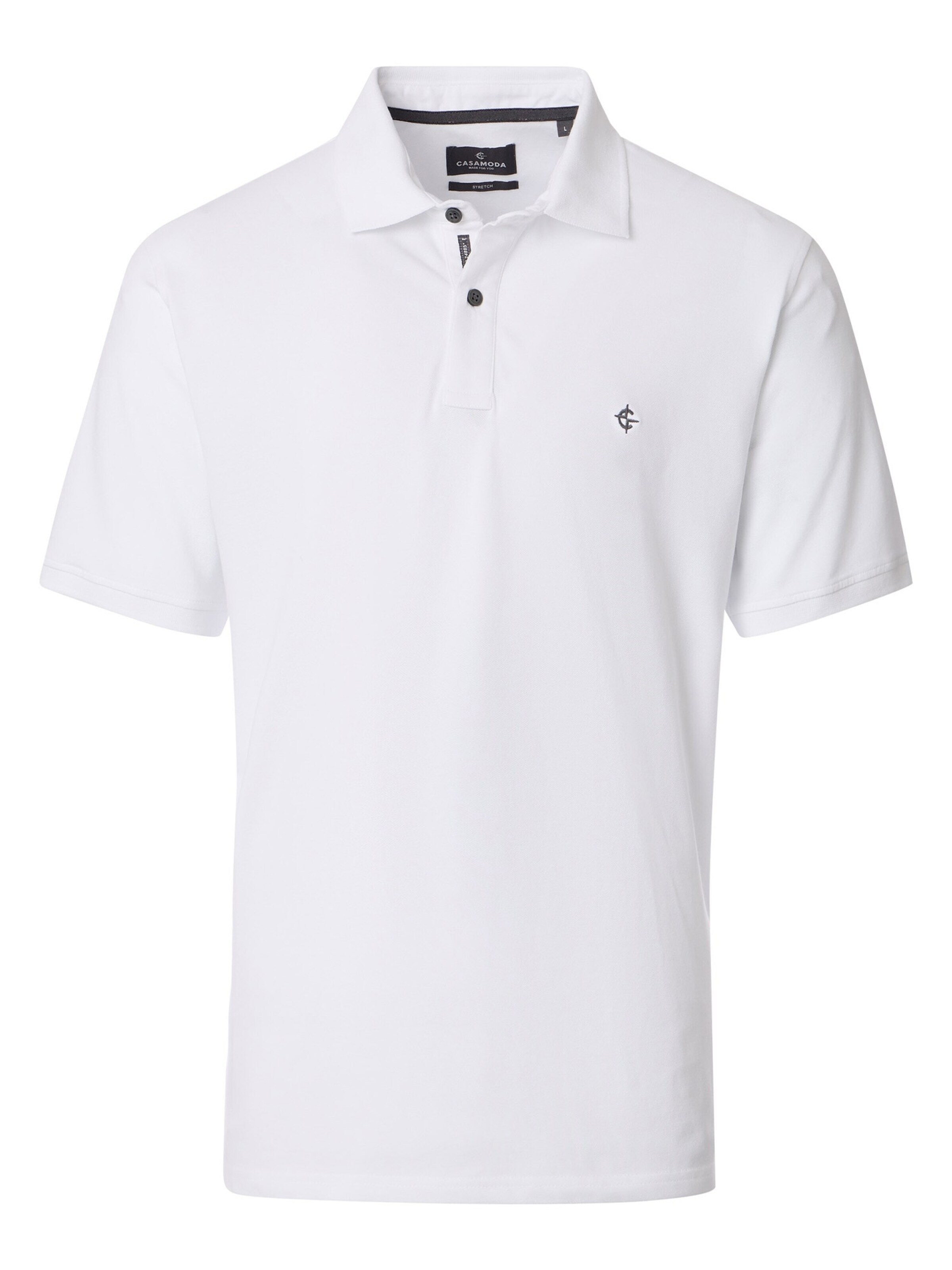 CASAMODA Shirt 'Basic'‌‌‌‌‌‌‌‌‌ in Weiß: Vorderseite