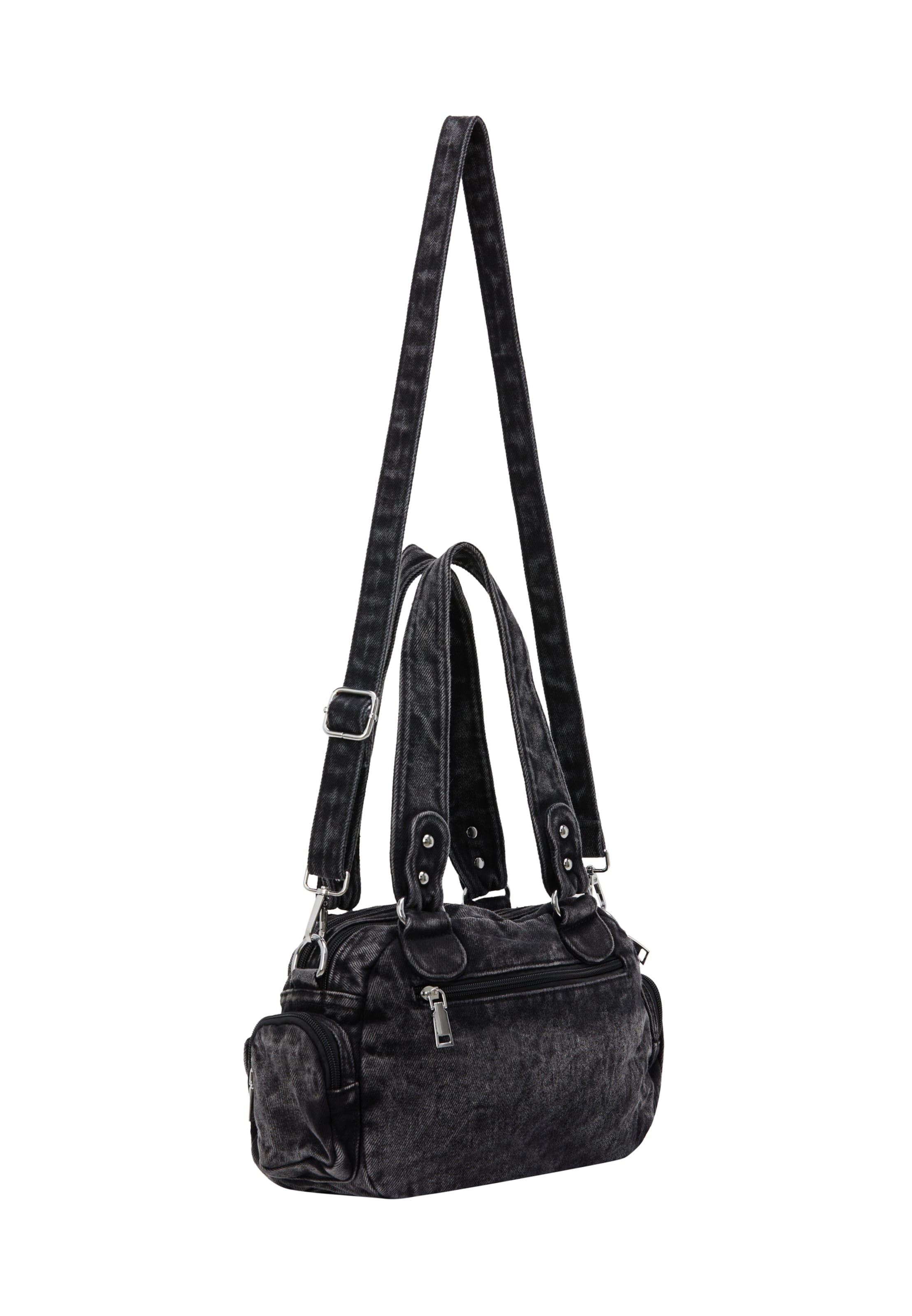 Sac bandoulière myMo ROCKS en noir