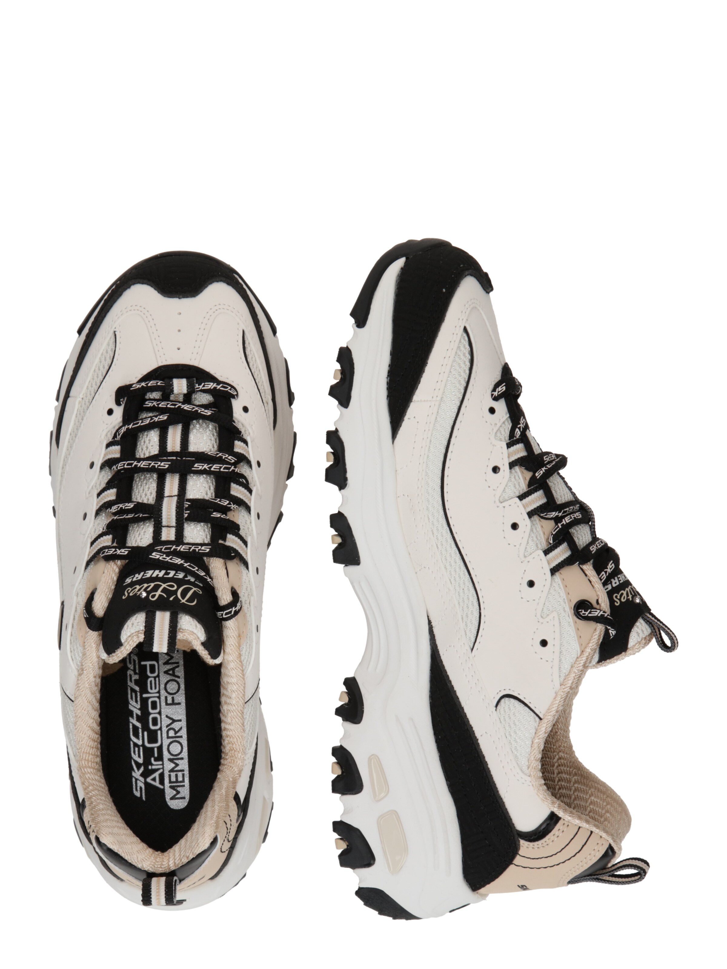 SKECHERS Låg sneaker 'D Lites-Retro Rewind' i beige