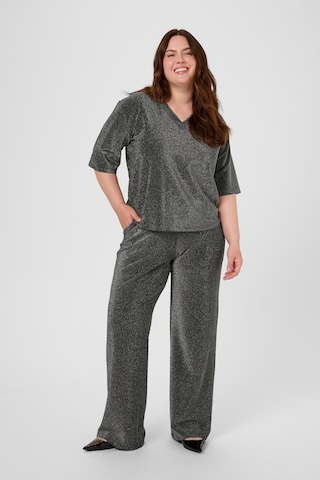 Loosefit Pantalon 'KCRiana ' KAFFE CURVE en argent