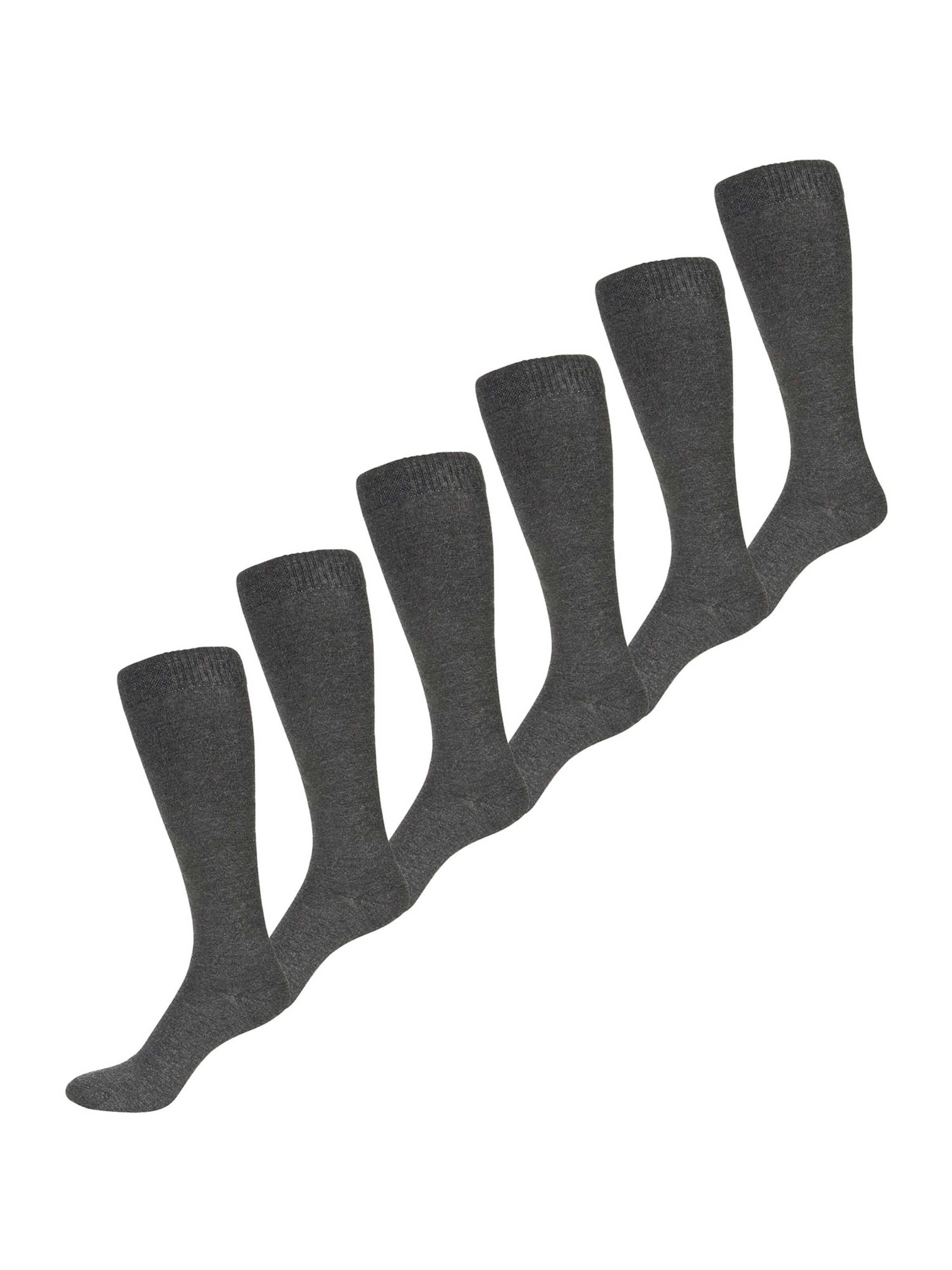 Nur Die Knee socks ' Bambus Kniesocken ' in Grey: front