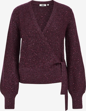 WE FashionKardigan - ljubičasta boja: prednji dio