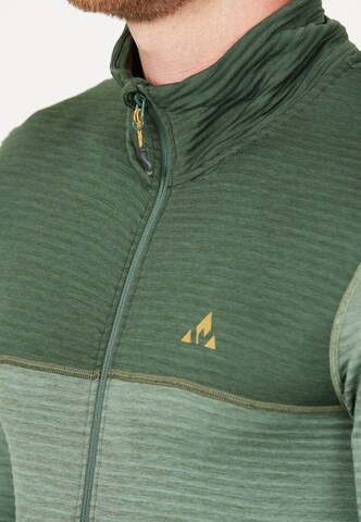 Whistler Athletic Zip-Up Hoodie 'Nevados' in Green