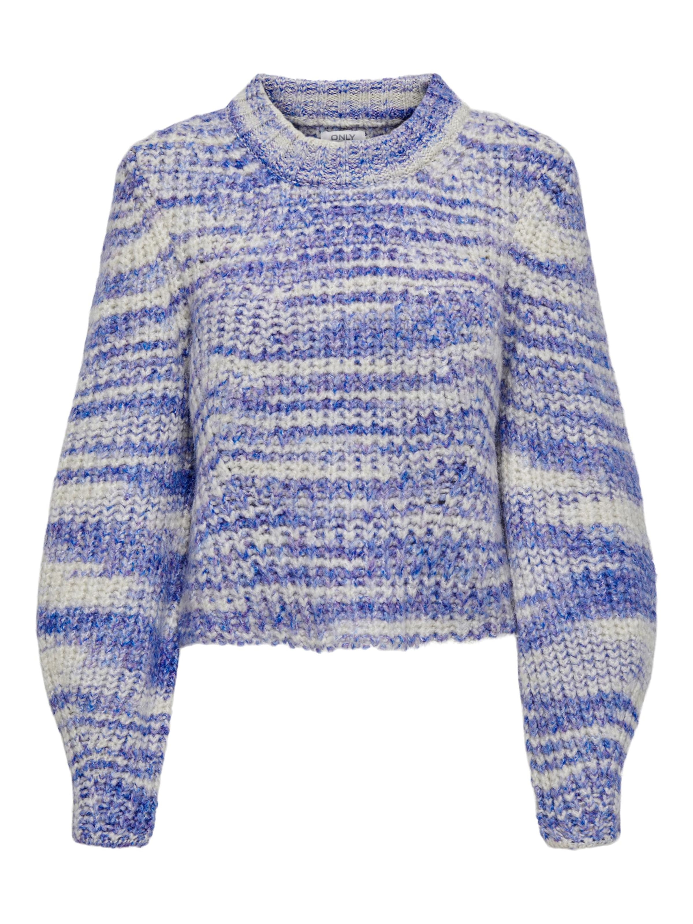 Pulover 'CARMA' de la ONLY pe gri: față