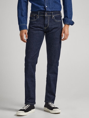 Pepe Jeans Slimfit Kavbojke 'HATCH' | modra barva: sprednja stran