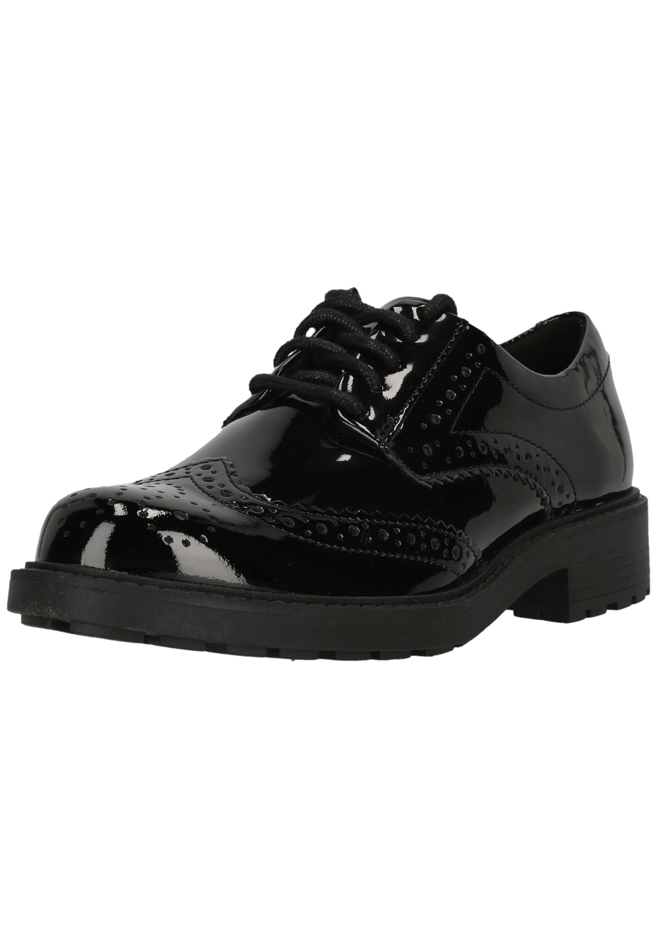 CLARKS Lace-up shoe 'Orinoco2 Limit Black Pat' in Black: front