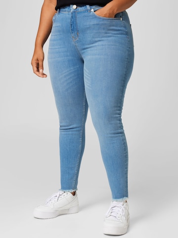 Guido Maria Kretschmer Curvy - Skinny Vaquero 'Isa' en azul: frente