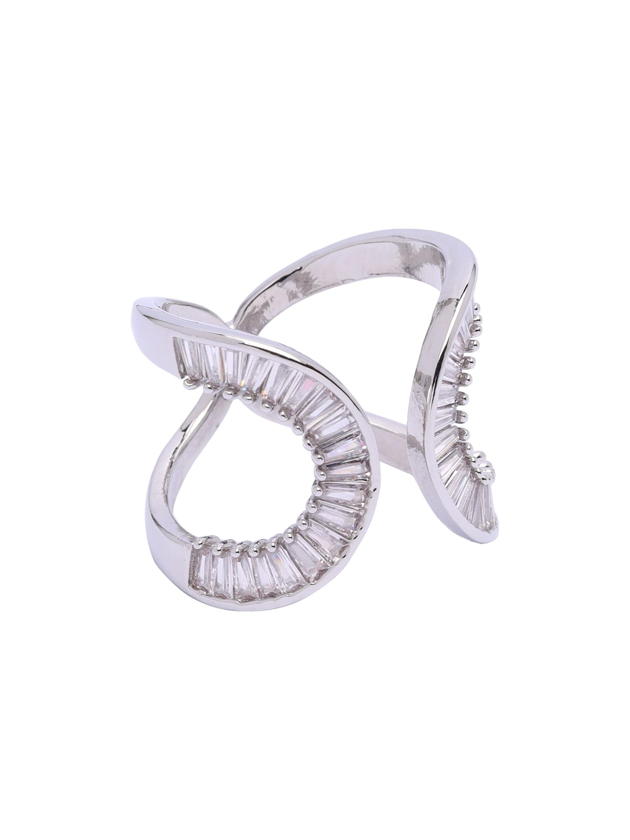 AVANT-GARDE PARIS - Anillo 'Filipasa' en plata: frente
