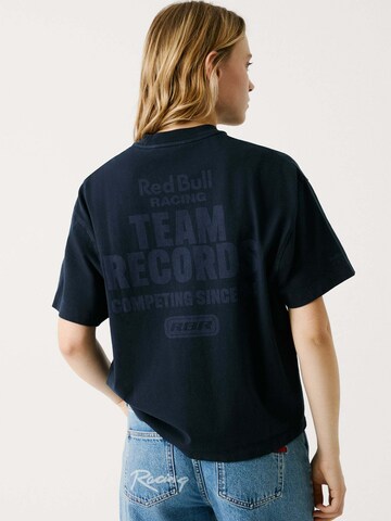 Maglia extra large 'TEAM RECORDS' di Red Bull Racing x Pepe Jeans in blu