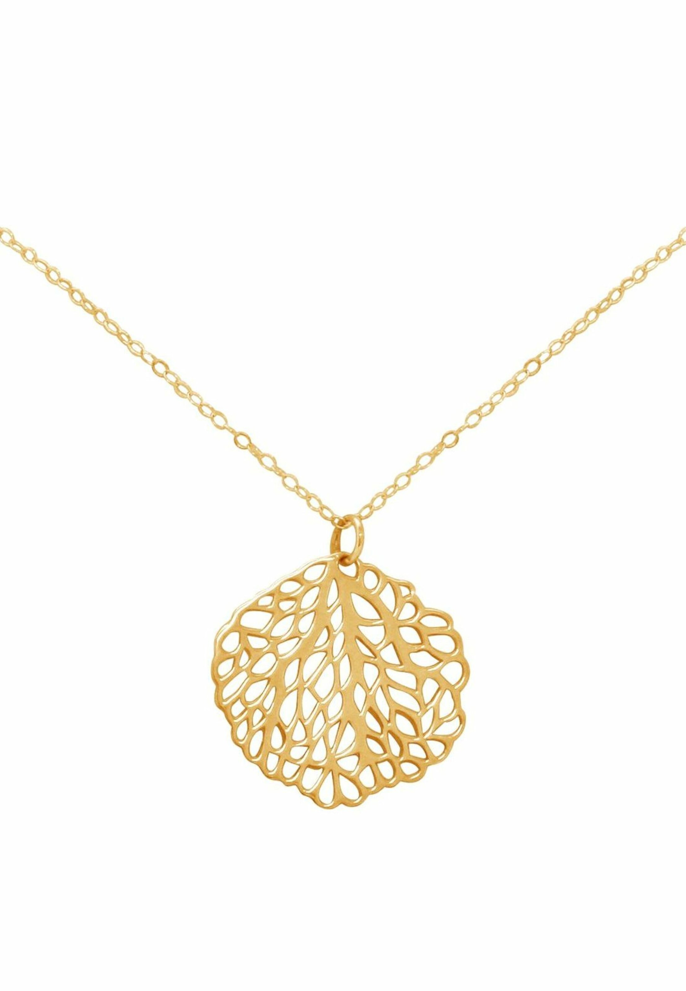 Gemshine Necklace in Gold: front